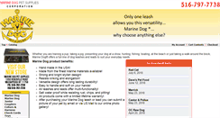 Desktop Screenshot of marinedog.com
